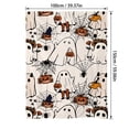 thumbnail image 3 of Pumpkin Pattern Halloween Flannel Throw Blanket, Soft Cozy Blanket for Couch, Bed, and Nap, Decorative Holiday Home Accessory, 28 x 39 Inch, 1Pack B, 3 of 5
