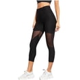 thumbnail image 3 of RongHuan Lace Leggings for Women High Waist Tummy Control Yoga Pants Stretch Athletic Jogger Pants Workout Pants, 3 of 7