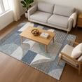 thumbnail image 7 of Addison Rugs Mayfield Premium Machine Washable Transitional Mid Century Gray Rectangle Rug, 9' X 12' Machine Washable Transitional Mid Century Gray Oversized Sherpa Throw Blanket, 7 of 7