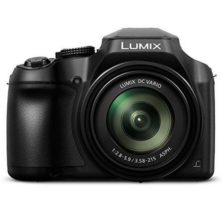 Restored Panasonic LUMIX FZ80 4K Digital Camera, 18.1 Megapixel Video Camera, 60X Zoom DC (Refurbished)