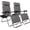 Grey, variant on PEXMOR 2 Pack Zero Gravity Chair, Adjustable Lounge Chair, Metal Folding Recliner with Pillow and Cup Holder Trays, Indoor and Outdoor