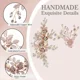 thumbnail image 3 of Pasador De Novia Con Clip De Diamantes De Imitación Flores, 3 of 5
