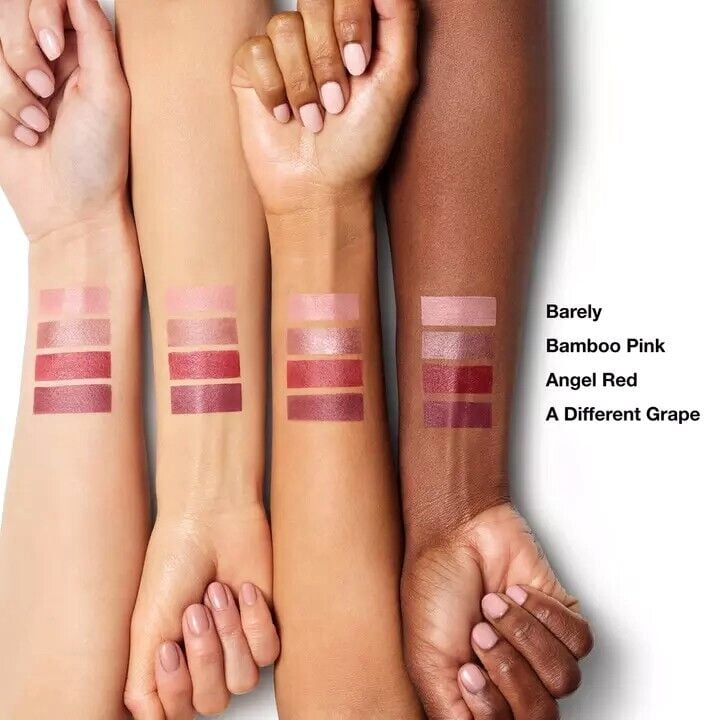 Clinique 4Pcs Kisses Dramatically Different Lipstick Set Barely Bamboo Pink Angel Red and A Different Grape Walmart