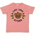 thumbnail image 3 of Inktastic Live Love Otters Boys or Girls Toddler T-Shirt, 3 of 5