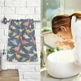 thumbnail image 7 of Dinosaur Cartoon Towels Set of 2, Super Soft Absorbent Hand Towel Cotton Bath Towels for Bathroom Hotel Kitchen Spa Gym 16 X 28 Inches Washcloths, 7 of 7