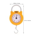 thumbnail image 2 of 1 Pair Portable Hanging Scale Lightweight Handheld Weight Measurement Small Fish Scale with Hook for Fishing Kitchen Travel and Home Use, 2 of 8