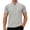 R200-Grey, variant on RMGVDSD Mens Henley Shirt Short Sleeve Polo Golf Shirts Stand Collar Casual Breathable Comfortable Summer Tops Textured Business Wear Stylish Golf Shirts
