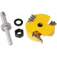 thumbnail image 4 of Juego de brocas de enrutador de 8 mm, 3 alas, brocas de ranura ajustables, fresa para carpintería, broca, enrutador de carpintería en forma de T con 6 piezas de cuchilla de corte de 1,8 mm, 2,5 mm, 3, 4 of 4