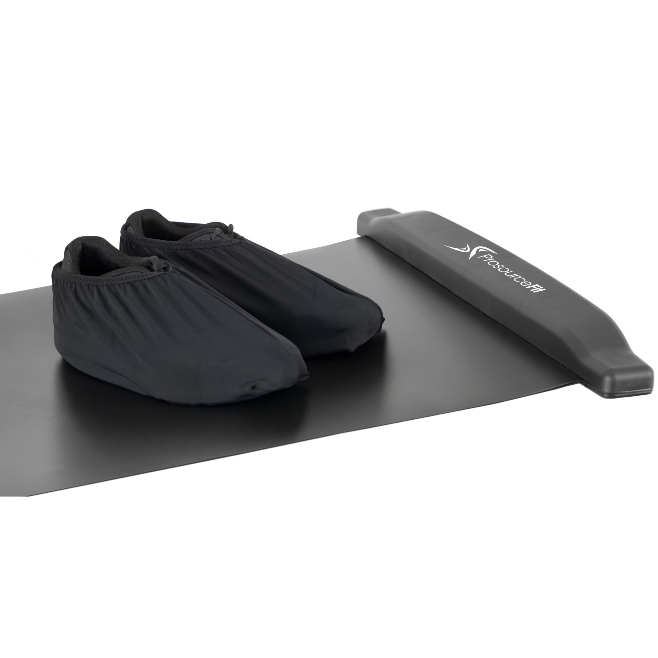 ProsourceFit Slide Board Mat 6-ft with Booties & Carrying Bag for Exercise