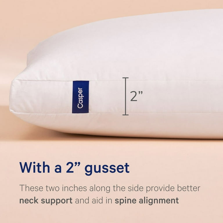 Casper: New! Pillows that support you all over.