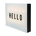 thumbnail image 2 of Northlight 12" Battery Operated LED Lighted A4 Light Box with Letters and Numbers, 2 of 4