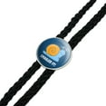thumbnail image 2 of Snailed It Snail Nailed Funny Humor Western Southwest Cowboy Necktie Bow Bolo Tie, 2 of 4