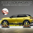 thumbnail image 4 of QinaQin 2PC Wheel Car Dolly,Heavy-Duty Steel Car Mover, Wheel Dolly Car Tire Stake Set for Vehicle Moving Cart Moving,Trucks, Dirt Bike,Orange, 4 of 7