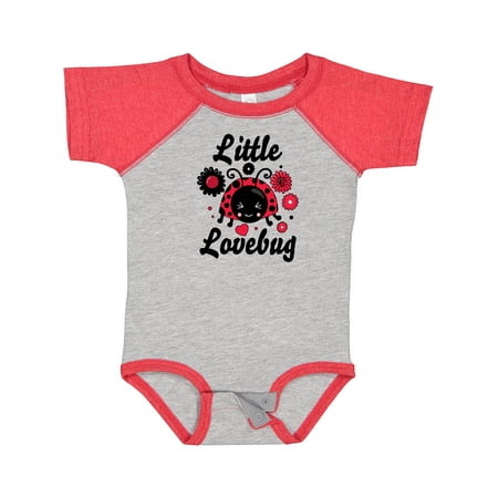 

Inktastic Valentine s Day Little Lovebug Boys or Girls Baby Bodysuit