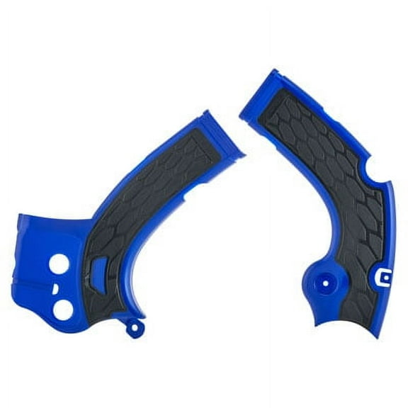 Acerbis X-Grip Frame Guards Blue/Black for Yamaha YZ450F 2016-2017