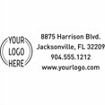 thumbnail image 1 of Holmes Stamp & Sign Custom Rectangle Logo Return Address Stamp - Self-Inking Stamper - Rubber Personalized Business Stamp - 2.5" x 0.1", 1 of 4
