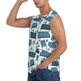 thumbnail image 3 of Daiia Modern Furniture Printed Men's Tank Tops,Casual Soft Sleeveless Gym Muscle Shirts Bodybuilding Tee-Medium, 3 of 8