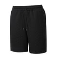 thumbnail image 5 of Ceisia Mens 2 Piece Outfit Textured Knit Sleeveless Tank Top and Drawstring Shorts Set Casual Loungewear for Men Black XL Gifts for Father, 5 of 8