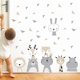 thumbnail image 4 of lote De 2 Autocollants Muraux En Pvc Mignon Fauve Lion Animal Maternelle Salon Chambre Dcor Auto-adhsif Art, 4 of 5
