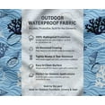 thumbnail image 5 of Soimoi Printed Waterproof Taffeta Fabric - Blue Ocean Design | 56" Wide | For Outdoor Cushions, Awnings, Table Covers & Upholstery Projects, By The Yard, 5 of 7