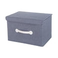 thumbnail image 3 of Bolsa de Almacenamiento de Ropa Macarena Caja de almacenamiento 26.5cm gris, 3 of 8
