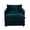 Blue+Chenille, variant on VEPXXP 41.4" Oversized Chenille Accent Chair with Ottoman, Modern Deep Seat Lounge Chair, Comfy Upholstered Armchair for Living Room Bedroom Apartment Small Space, Beige