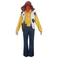 thumbnail image 2 of Disney Toy Story 4 esquinas Woody con el mismo disfraz de juego a todo Color Halloween carnaval fiesta disfraz traje masculino1XL y leñoso Deng Xun unisex, 2 of 2