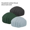thumbnail image 2 of Maoww Housse pour Foyers Protecteur UV Gril BBQ Jardin Pare-Soleil Ajustable Élastique Housse Anti-Poussière Housses de Meubles Cordon d'Ourlet Noir 122x46cm, 2 of 9