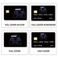 thumbnail image 4 of Rectangle PVC Plastic Waterproof Card Stickers Self-adhesion Card Skin for Bank Card Decor Playing Theme 186x137mm, 4 of 6