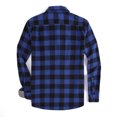 thumbnail image 6 of Coorders Hanes Men's and Big Men's Plaid Flannel Button Down Shirts, Long Sleeve, Sizes S-2XL, 6 of 7
