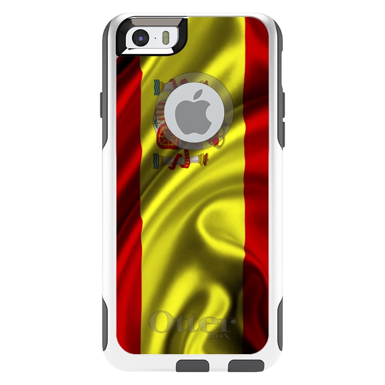 DistinctInk Custom White Grey OtterBox Commuter Series Case for Apple iPhone 6...