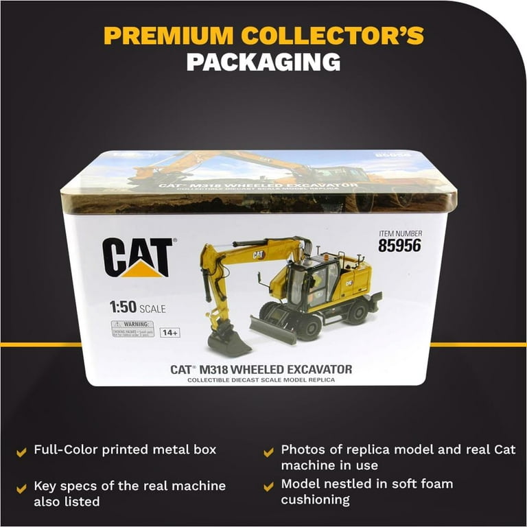 CAT M318 WHEELED EXCAVATOR カスタム品 1/50 Amazon.com: Diecast Masters 1/50 CAT M318 Wheeled Excavator