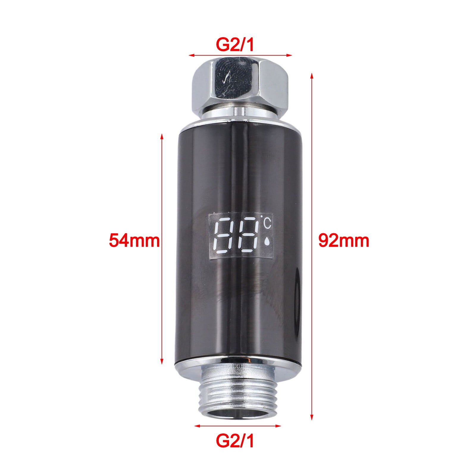 Shower Head LED Water Temperature Display Baby Bath Water Thermometer WaterPower