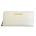 thumbnail image 2 of Michael Kors Jet Set Travel Large Travel Leather Continental Wallet (Light Cream, 2 of 8