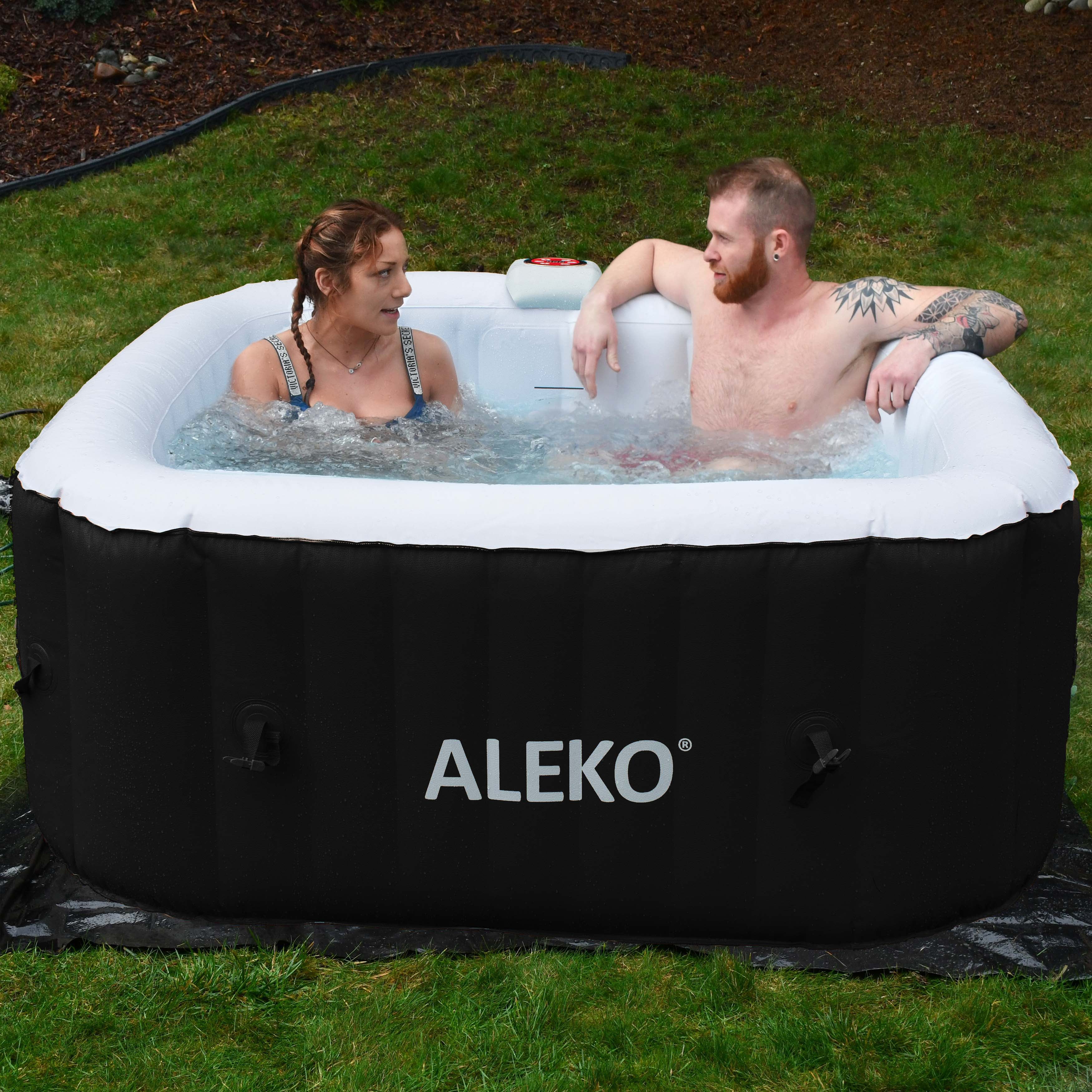 WEJOY AquaSpa Hot Tub Air Jet Spa 4-6 Person Blow Up Portable Hot Tub with  130 Bubble Jets Inflatable Outdoor Heated Round Hot Tub Spa - Yahoo Shopping