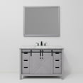 thumbnail image 5 of Lexora Home Marsyas 48" Carrara Marble Top Single Vanity in Dark Gray, 5 of 10