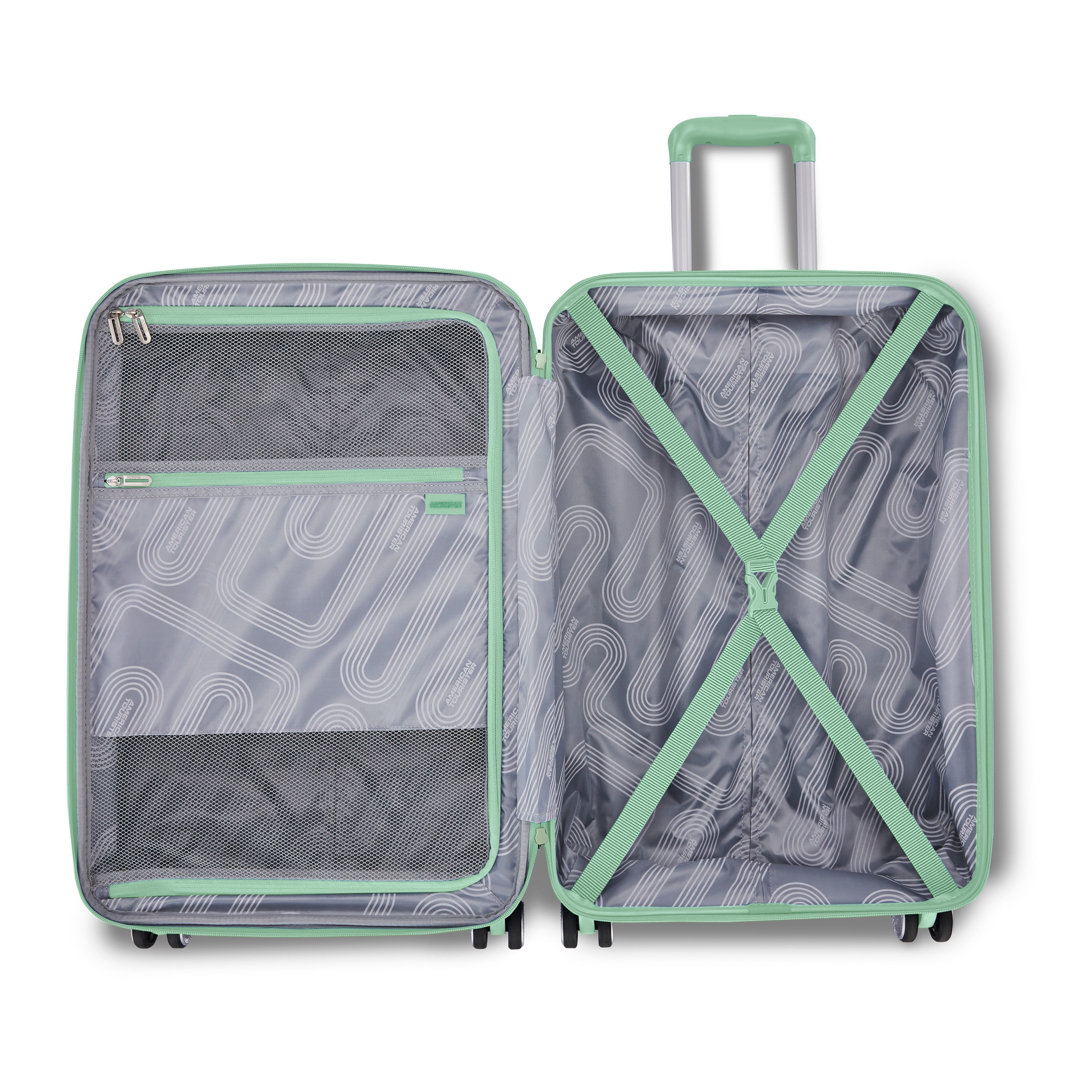 American Tourister Stratum 3.0 Medium Hardside Suitcase with Spinner Wheels - Surreal Green