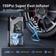 thumbnail image 3 of Arrancador portátil para coche con compresor de aire 3000A 150PSI, 3 of 8