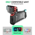 thumbnail image 2 of Mumba Dockable Case for Nintendo Switch - TPU Grip Protective Cover Case Compatible with Nintendo Switch Console and Joy-Con Controller(Black), 2 of 3
