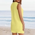 thumbnail image 3 of Zmoon Vêtements d'Été pour Femmes Temu Ample Décontracté Col Rond Débardeur Shorts Ensemble Tricoté Femme, 3 of 9