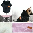 thumbnail image 3 of Tineer Pet Puppy Little Star Coat,Pet Dog Warm Winter Clothes Puppy Cats Sweater Apparel Small Dog Clothes (XL, Black), 3 of 6