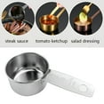thumbnail image 3 of ACDANC Stainless Steak Cup Ingredient Cup 30Ml Measuring Spoon 8/1 Cup Container French Fries Tomato Spoon, 3 of 7