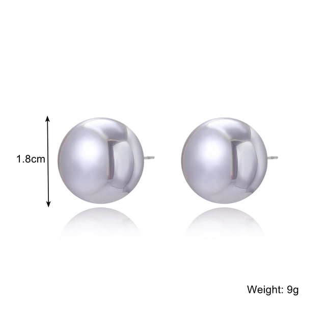 Pendientes de temperamento simple de perla de agua dulce natural de imitación retro Pendientes de perla de alto sentido Pendientes de mujer