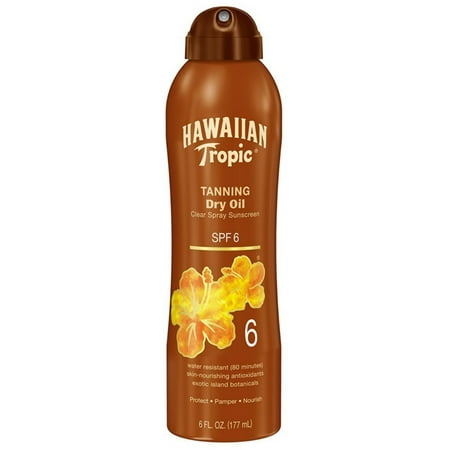 3 Pack - Hawaiian Tropic Golden Tanning Dry Oil SPF 6 6