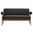 thumbnail image 4 of Modway Lyra Fabric Loveseat in Dark Gray Fabric, 4 of 8