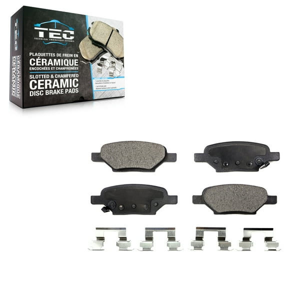TEC Rear Ceramic Disc Brake Pads TEC-1033 for Car Chevrolet Malibu Pontiac Cobalt G5 G6 Saturn Ion HHR Pursuit Aura