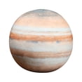 thumbnail image 2 of Ball Shape Plush Pillow, Simulated Round Planet Stuffed Toy Pillow, for Astronomy Education, Room Decor, Birthday Gift, 6.69in, Jupiter, 2 of 5