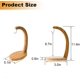 thumbnail image 2 of Percha de árbol de plátano con gancho soporte de uva, soporte de plátano, utensilios de madera de bambú, estante de almacenamiento de frutas compatible con la cocina o la barra de hogar Afortunado Sencillez, 2 of 5