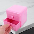 thumbnail image 4 of CHICHUMID Girls Jewlery .8X10X10In Pink Square Abs Material With Drawer Design For Bedroom Vanity Table 1Pcs, 4 of 8