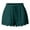 Green, variant on Lenpel Women's Casual Shorts Plus Size Elastic Waist Drawstring Lace Hem Casual Shorts Loose Lounge Shorts